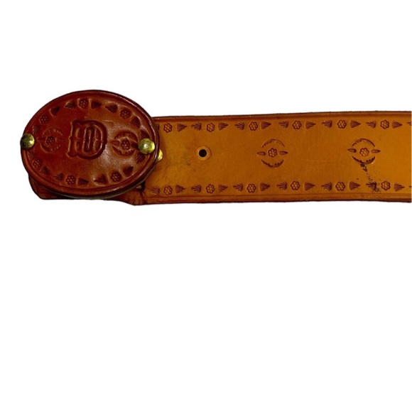 One-Of-A-Kind Dyna Buckle Solid Brass Handmade Belt - Picture 4 of 11